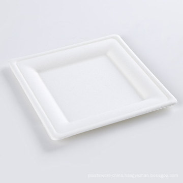 Wheat straw disposable fruit plate